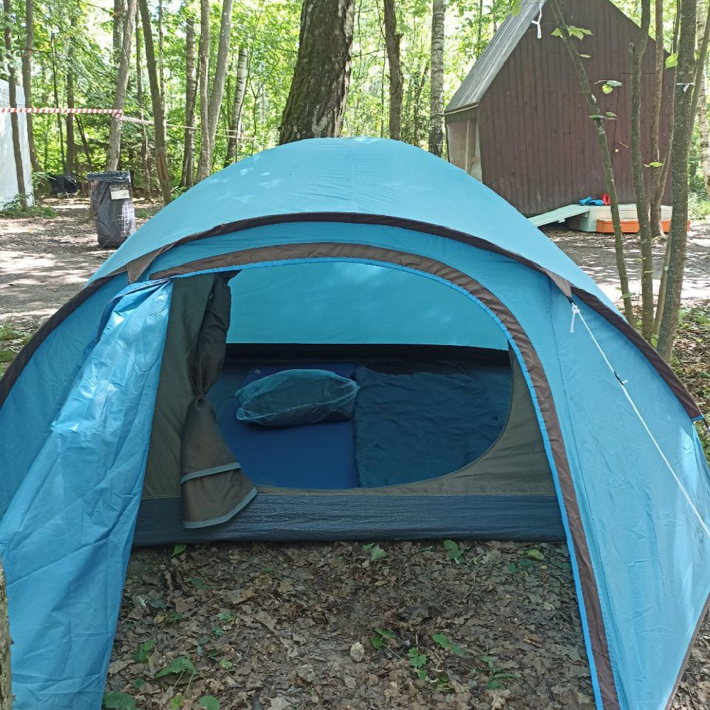 Двухместная палатка в кемпинге Футбольный лес / 25-28 июля 2024